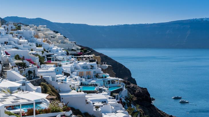 orang gemuk santorini, 10 Objek Wisata Terbaik di Santorini