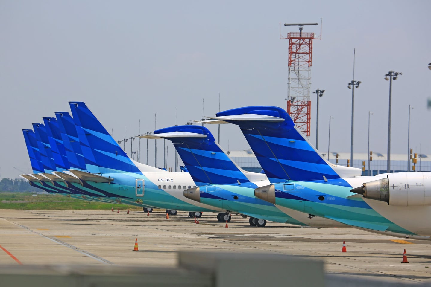 Pesawat Garuda Indonesia dalam Garuda Indonesia Stopover Program.