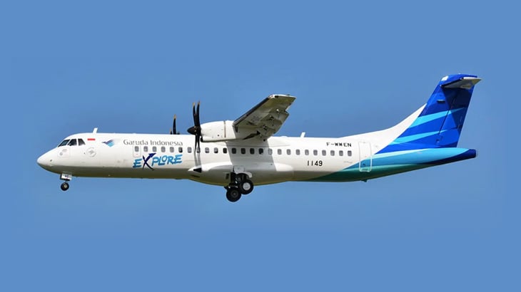 garuda indonesia atr 72-600, garuda indonesia davao