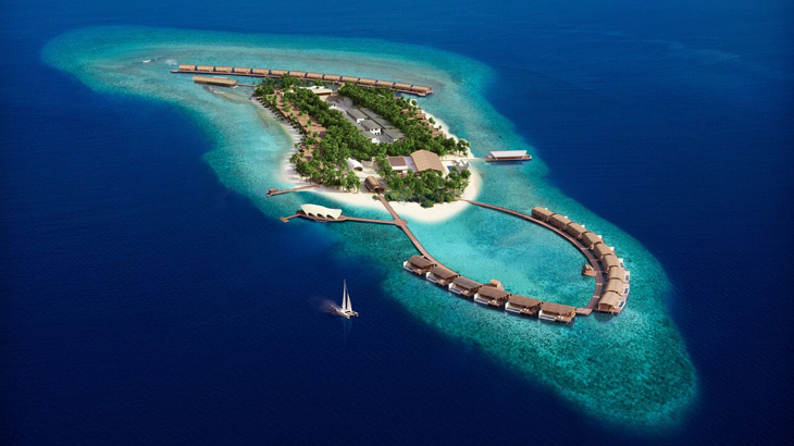 The Westin Maldives Miriandhoo Resort - Aerial View 1