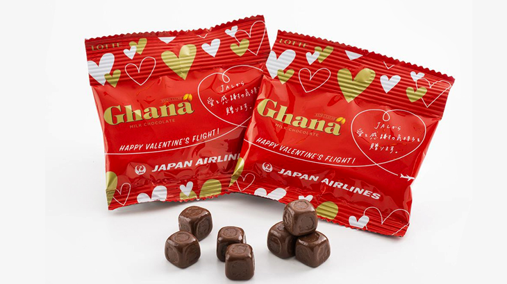 japan airlines, valentine's day